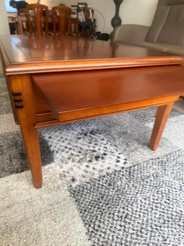 Kersenhouten tv-kast met uitschuifbaar blad, Huis en Inrichting, Ophalen, 50 tot 100 cm, 100 tot 150 cm, 50 tot 75 cm