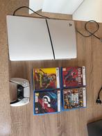 Playstation 5 Slim Disc Edition met 4 Games en Controller, Ophalen, Zo goed als nieuw, Playstation 5