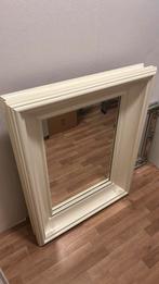 Spiegel wit, Ophalen, Zo goed als nieuw, Rechthoekig, Minder dan 100 cm