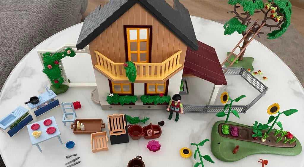 PLAYMOBIL 5120 boerderij met boerderij winkel, Ophalen, Gebruikt, Complete set