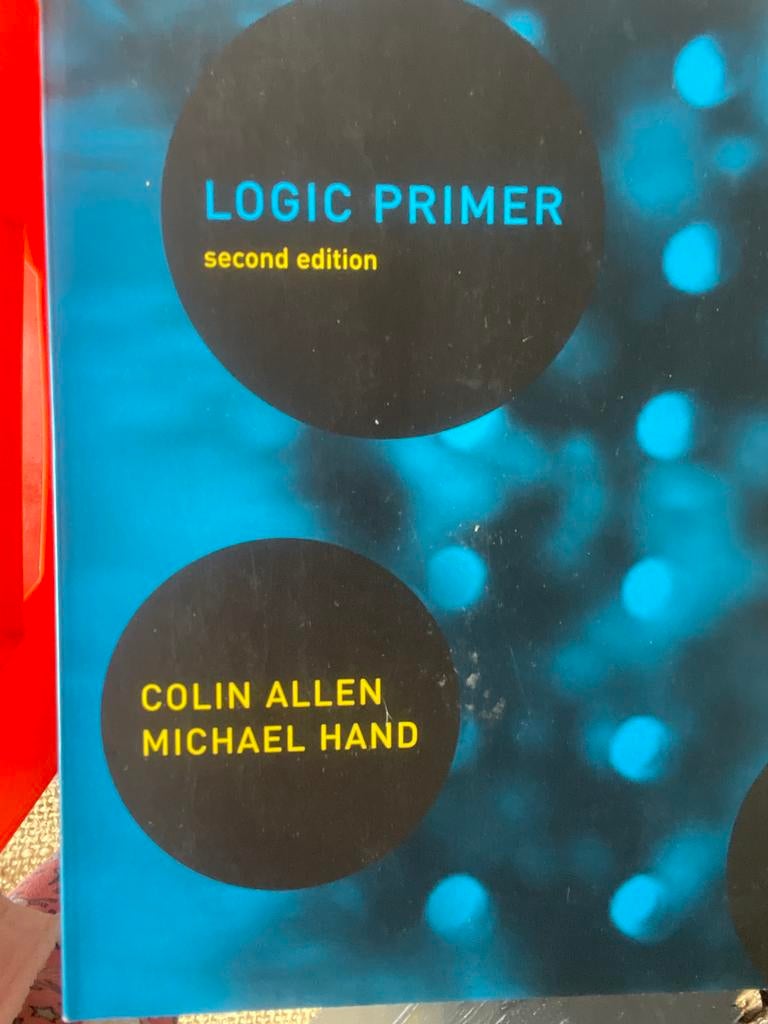 Logic Primer - Tweede Editie (Colin Allen, Michael Hand), Ophalen of Verzenden, Gamma, Gelezen, HBO