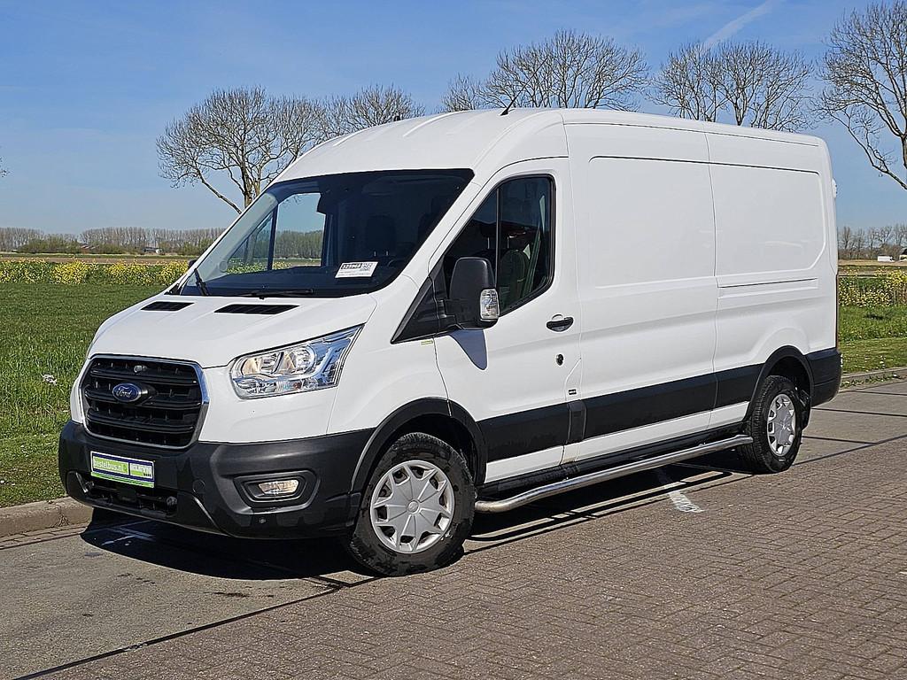 FORD TRANSIT 2.0 l3h2 camera euro6 ac, Gebruikt, Euro 6, 129 pk, Wit