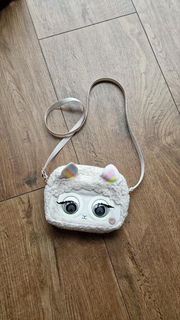Purse pets Llamalush interactieve tas, Ophalen of Verzenden, Zo goed als nieuw, Wit, Overige typen