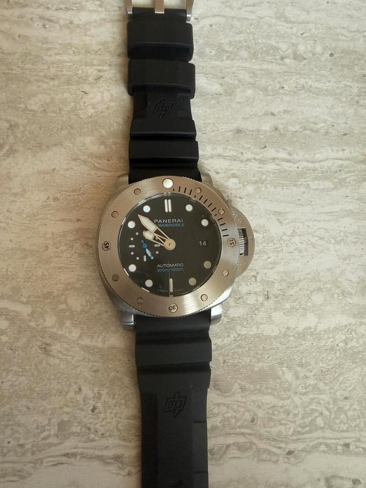 Panerai Submersible 47, Sieraden, Tassen en Uiterlijk, Horloges | Heren, Zo goed als nieuw, Overige merken, Overige materialen