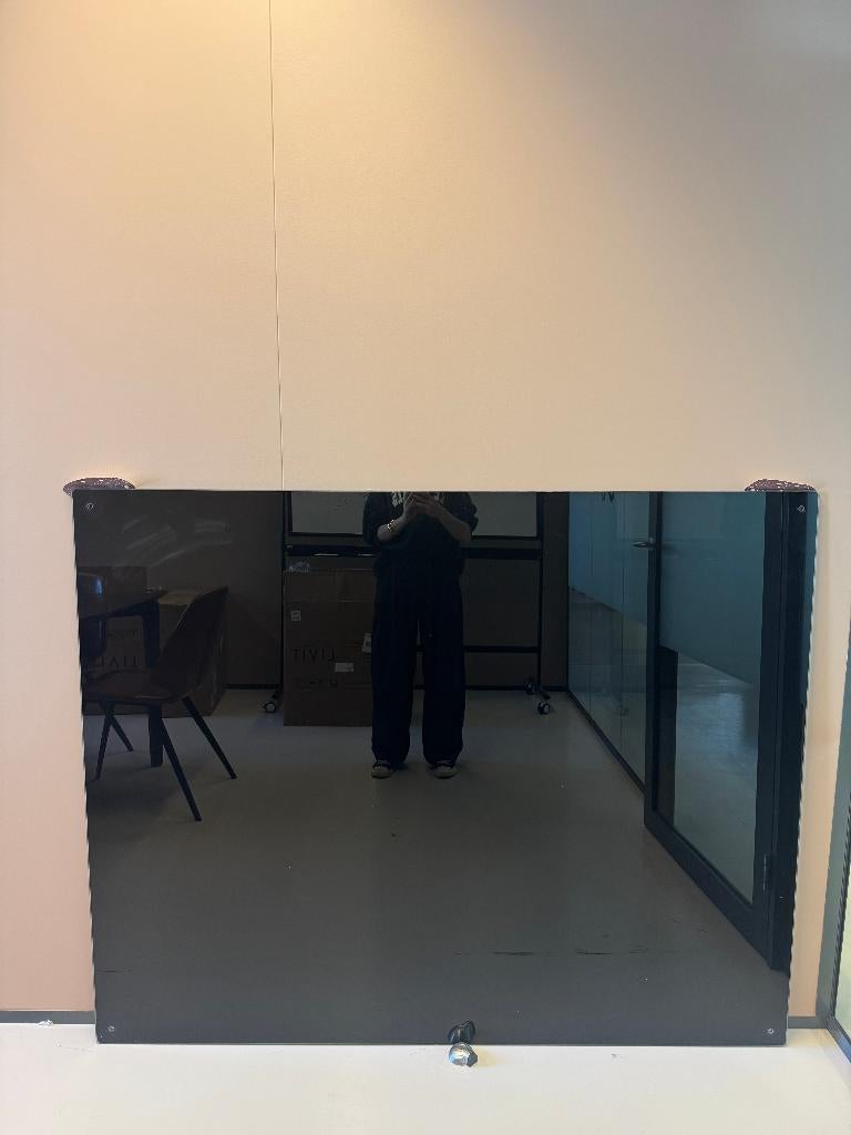 Zwart glassboard om op te schrijven en magnetisch, Ophalen, Zo goed als nieuw, Whiteboard