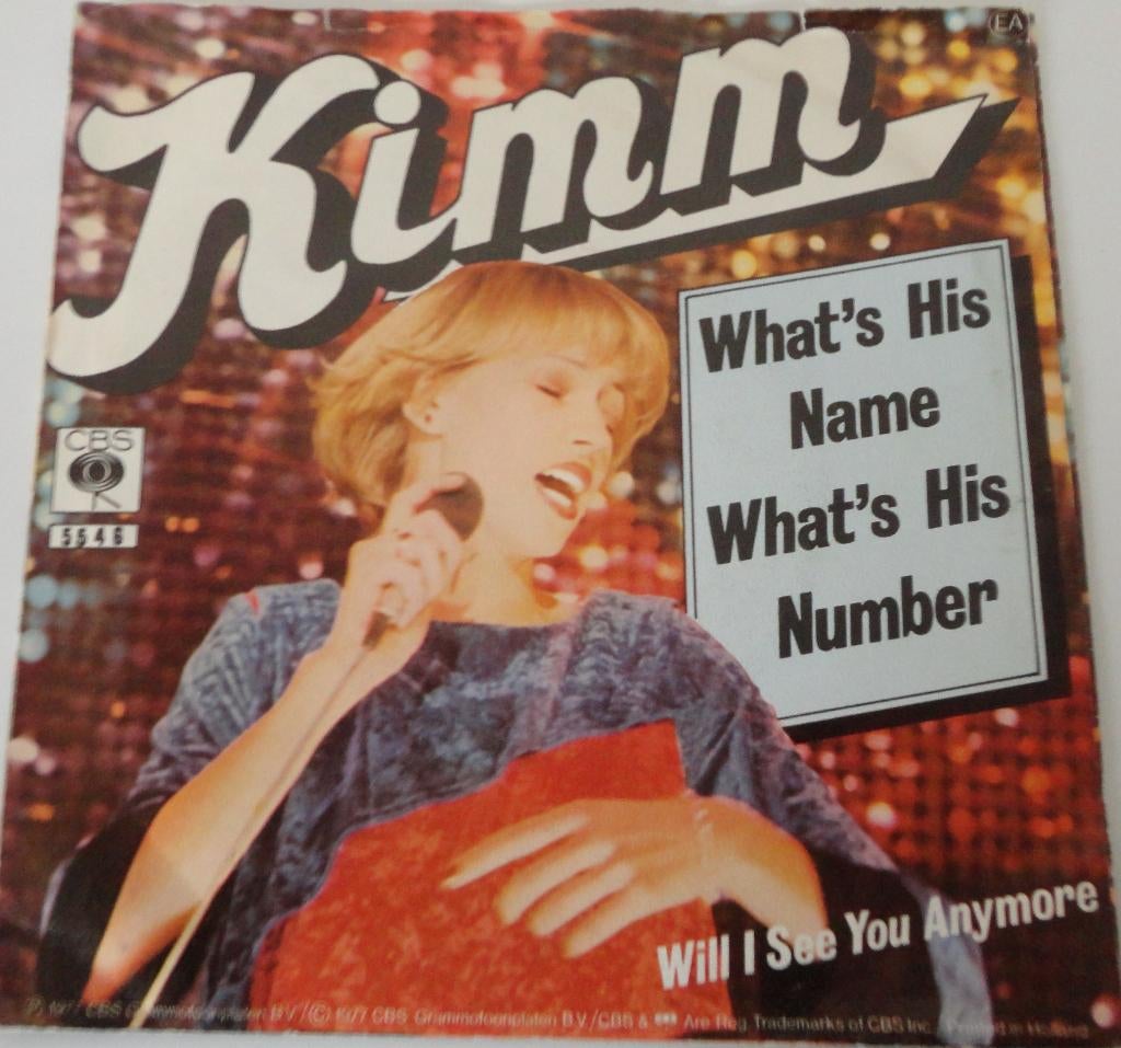 Kimm > What's his name what's his number, Gebruikt, 7 inch, Single, Ophalen of Verzenden