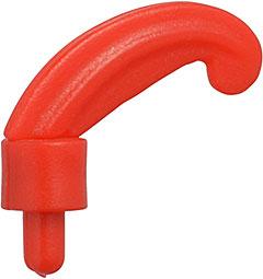 Lego Red Minifigure, Plume Feather Small, Gebruikt, Lego, Accessoire, Ophalen of Verzenden