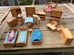 Set houten poppenhuismeubels, Ophalen, Gebruikt, Poppenhuis