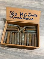 58x Duitse bodemvondst MG 42 Hulsjes ww2, Ophalen of Verzenden, Landmacht, Duitsland, Hulzen of Bodemvondsten