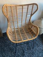 Egg chair / Rotan stoel / rotan fauteuil, Gebruikt, Ophalen of Verzenden, Beach vibes, 50 tot 75 cm