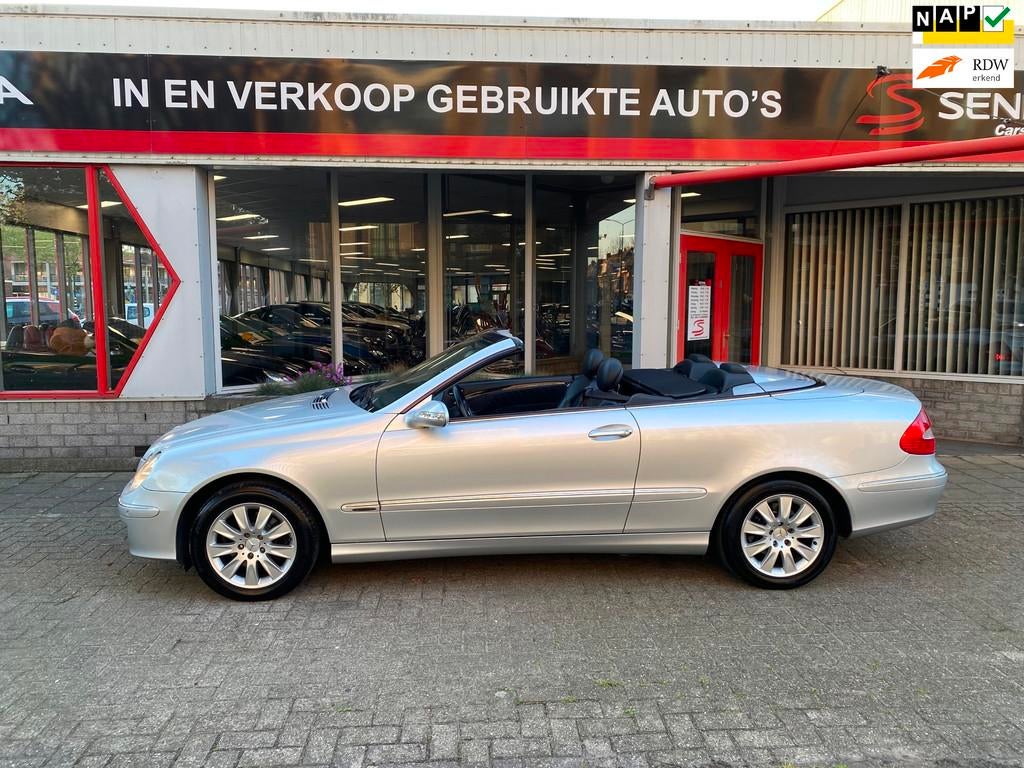 Mercedes-Benz CLK-klasse Cabrio 200 Kompr Aut - Nieuwstaat !, Auto's, Mercedes-Benz, Automaat, Achterwielaandrijving, Gebruikt
