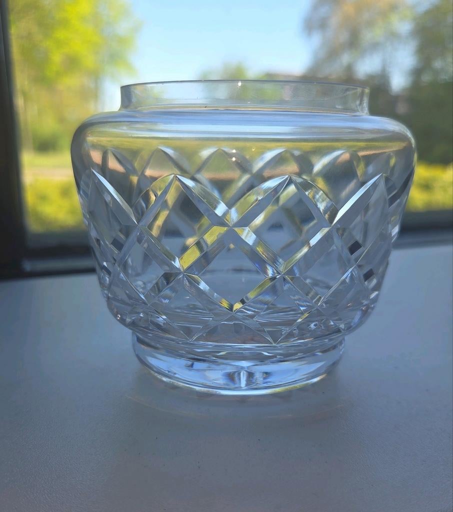 Prachtige Vintage Tudor Crystal Rozenkom – Handgeslepen, Ophalen