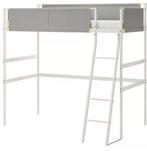 Ikea Vitval hoogslaper., Huis en Inrichting, Slaapkamer | Stapelbedden en Hoogslapers, Ophalen, Eenpersoons, Zo goed als nieuw