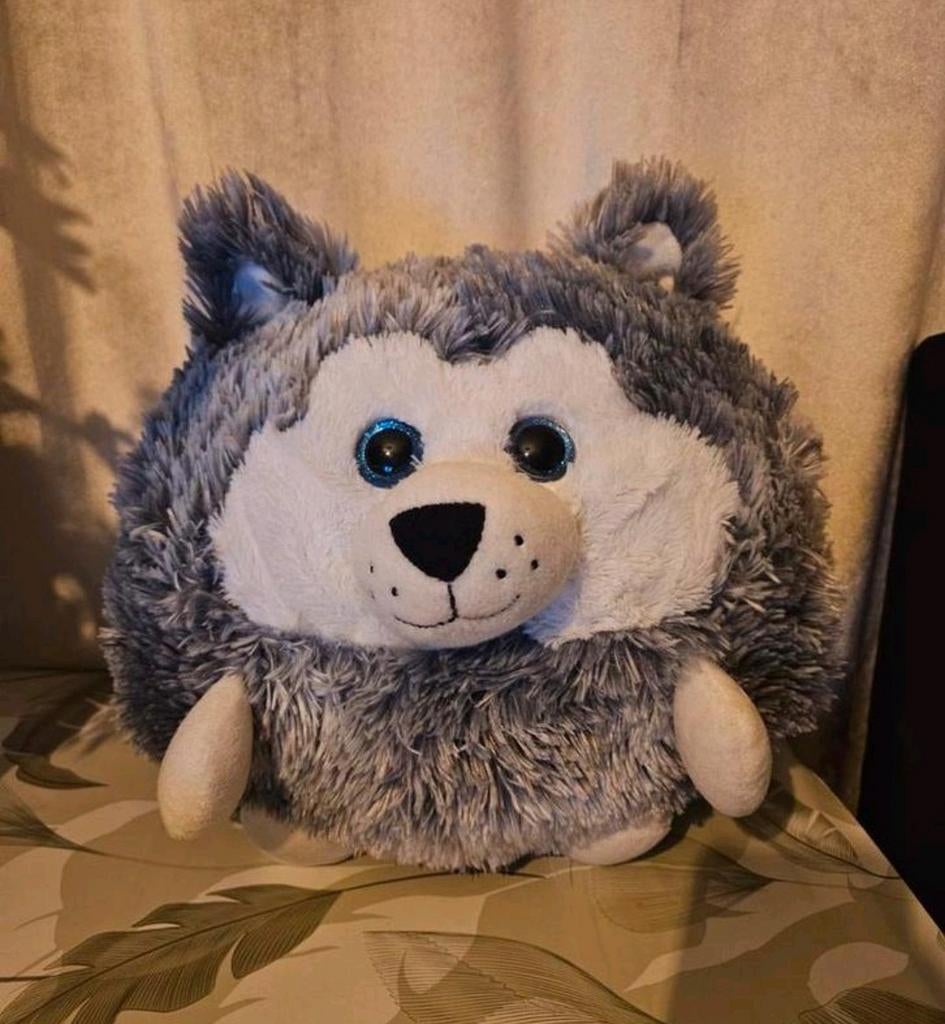 Knuffel wolf zgan je kan je handen erin stoppen eventueel, Verzamelen, Albert Heijn, Ophalen of Verzenden