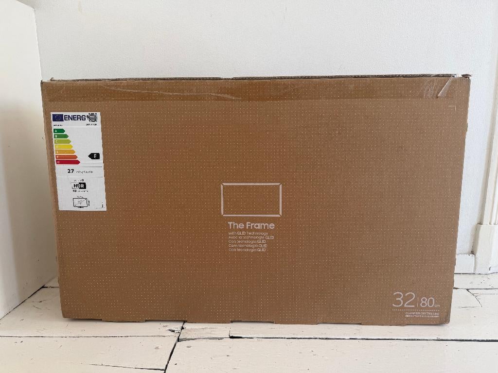 Samsung The Frame 32 inch QLED TV, Ophalen, 50 Hz, Nieuw, OLED