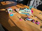 Grote set LEGO Friends met boot, auto en strandbar, Ophalen of Verzenden, Gebruikt, Complete set, Lego