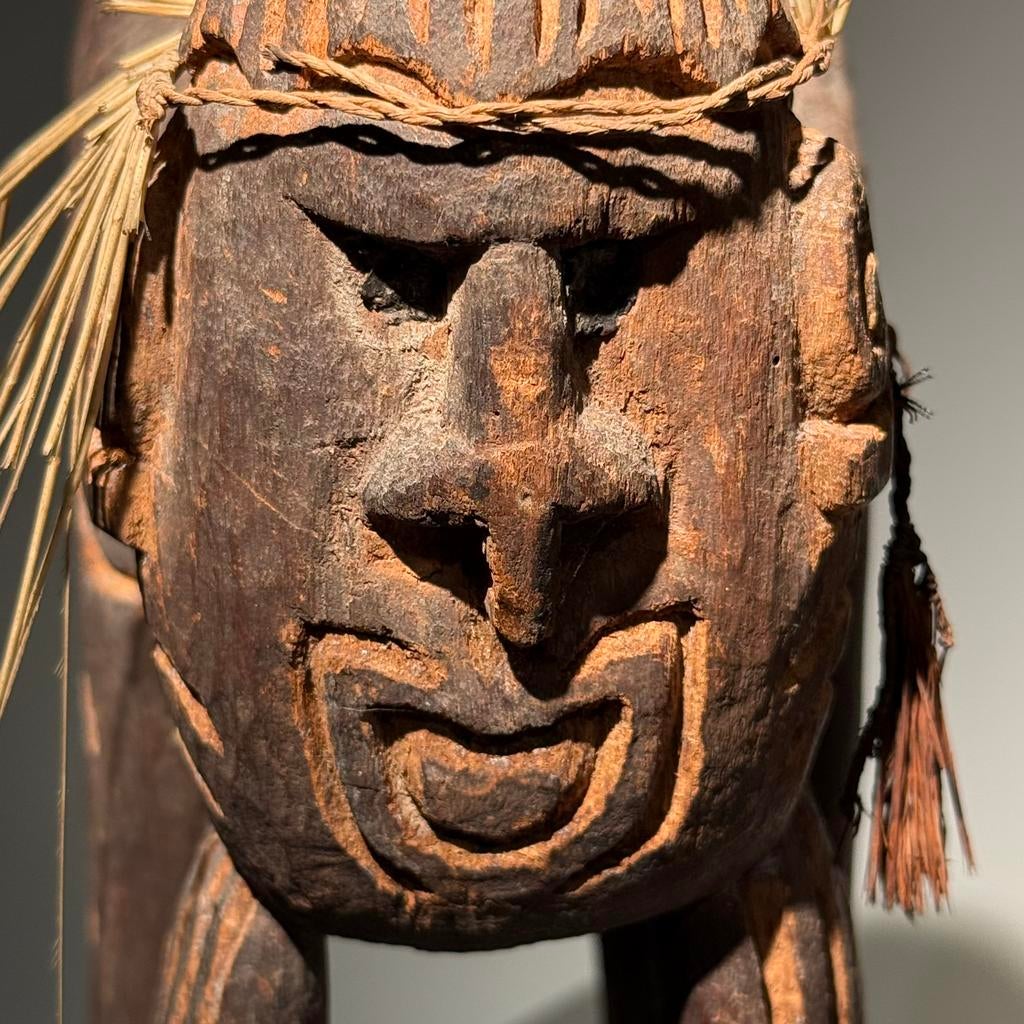 Asmat Prauw-ornament, verzameld vóór 1940, Antiek en Kunst, Ophalen of Verzenden