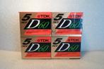 TDK D60 4 x 5 Pack Cassettebandjes, 2 t/m 25 bandjes, Overige genres, Ophalen of Verzenden, Nieuw in verpakking