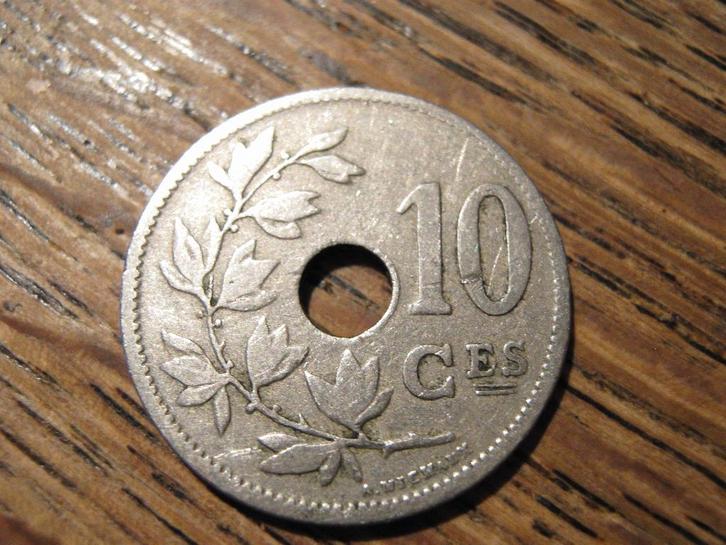 Belgie 10 Centimes 1902, Waals, Leopold II #373, Postzegels en Munten, Munten | België, Losse munt, Overig, Ophalen of Verzenden