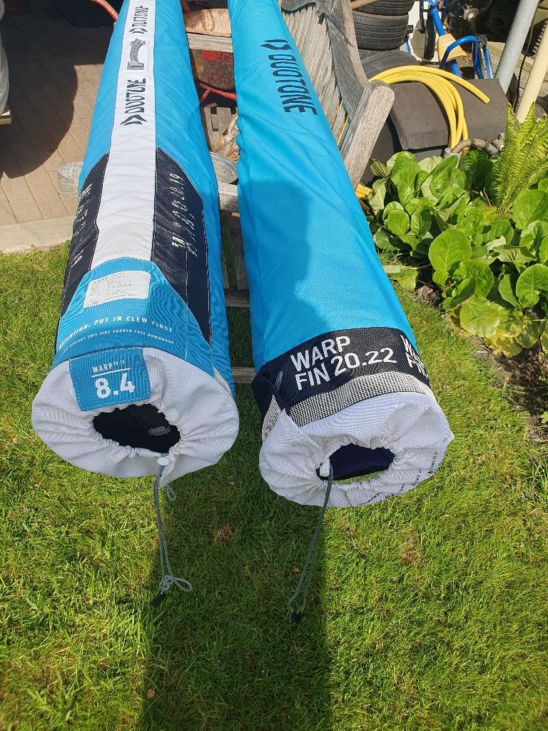 Duotone Warp 8.4  2019   7.8 2022, Watersport en Boten, Windsurfen, Ophalen, Gebruikt, Zeil, Met draagtas