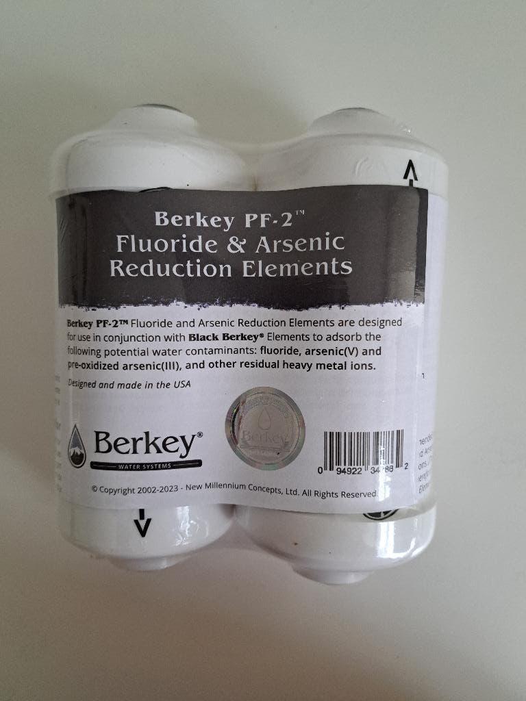 Berkey PF-2 Fluoride & Arsenicum filters, Ophalen of Verzenden, Nieuw