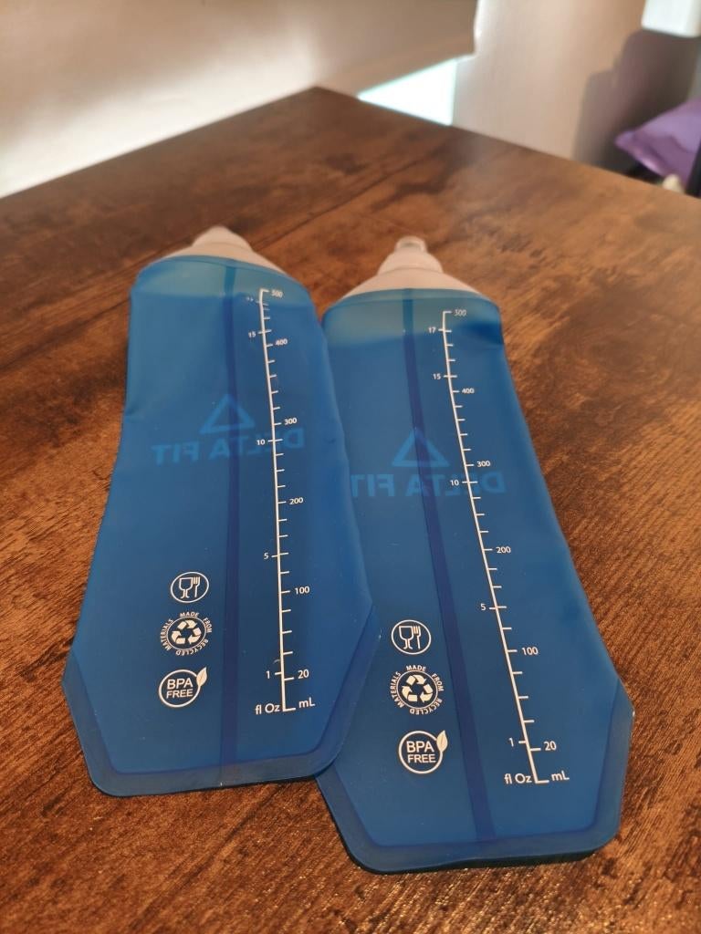 Delta Fit drinkflessen 500 mL trailvest, Sport en Fitness, Bidons, Ophalen, Nieuw