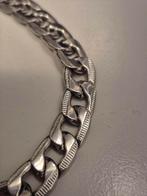 Cubaanse ketting RVS - Mooi patroon, Sieraden, Tassen en Uiterlijk, Kettingen, Ophalen, Nieuw, Zilver, Overige materialen
