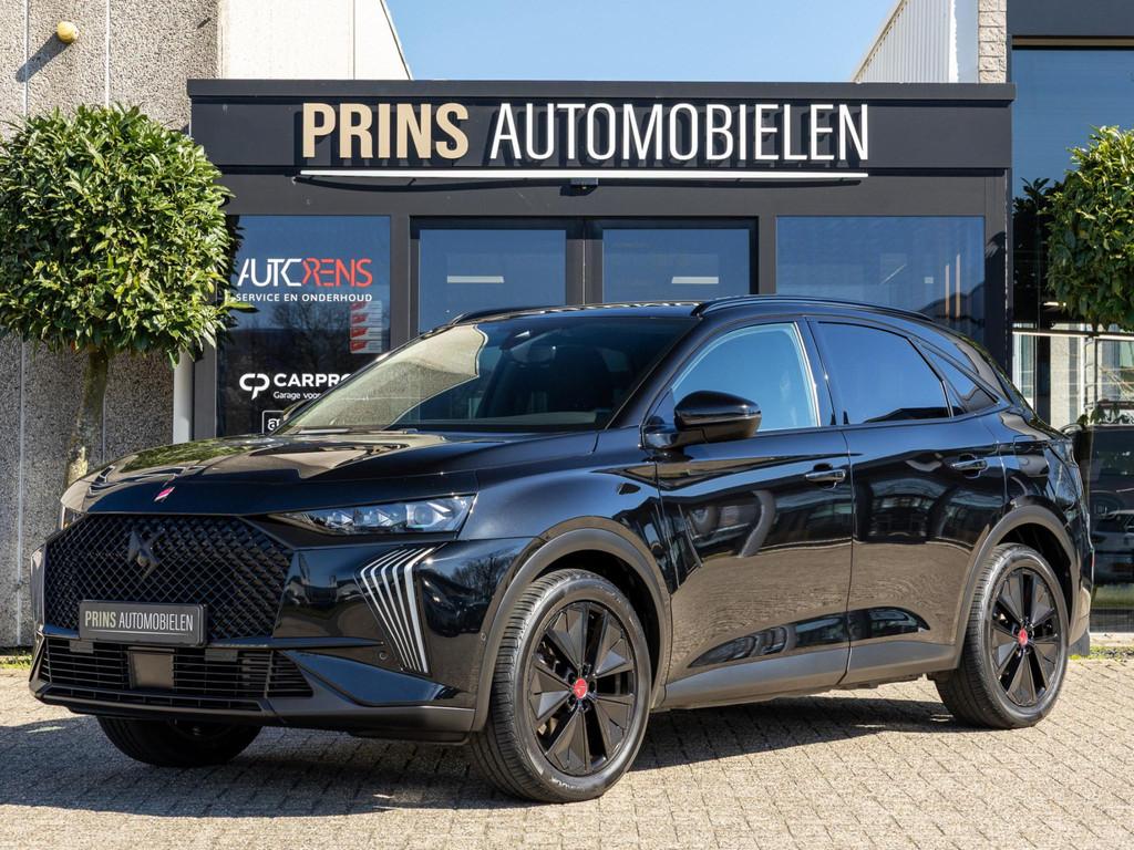 DS 7 300PK 4x4 Performance Line+|Alacantara|Adapt.cr, Auto's, DS, Automaat, 14 kWh, Gebruikt, Zwart