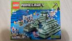Minecraft lego 21136, Ophalen of Verzenden, Zo goed als nieuw, Complete set, Lego