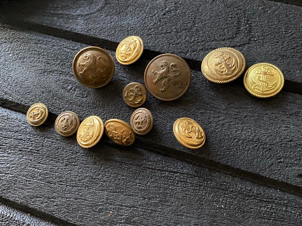 Militaria knopen marine, Verzamelen, Militaria | Algemeen, Ophalen of Verzenden, Marine, Nederland
