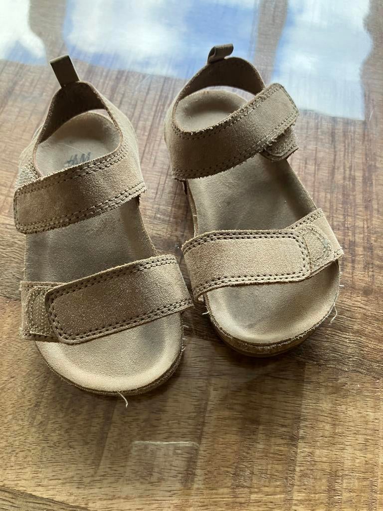 H&M beige sandaaltjes maat 23, Gebruikt, Jongen of Meisje, Overige typen, Ophalen of Verzenden