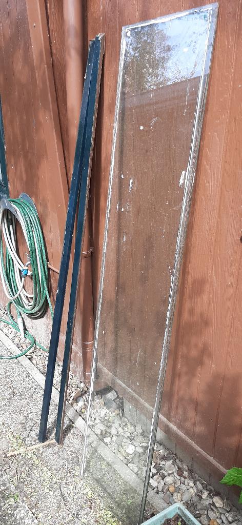 Glazen ruiten, Doe-het-zelf en Verbouw, Glas en Ramen, Ophalen, Gebruikt, Minder dan 80 cm, 160 cm of meer