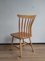 4x vintage houten stoel Akerblom eetkamerstoel hout Zweeds, Ophalen, Gebruikt, Bruin, Mid century modern scandi Scandinavisch zweden jaren 50 60