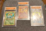 The big three charizard/ blastoise/ venesaur GRADE 10!Engels, Hobby en Vrije tijd, Verzamelkaartspellen | Pokémon, Ophalen of Verzenden