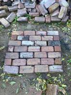 ) Partij oud gebakken klinkers keiformaat onderbestrating (, Gebruikt, Keramiek, Klinkers, DeStenenMan