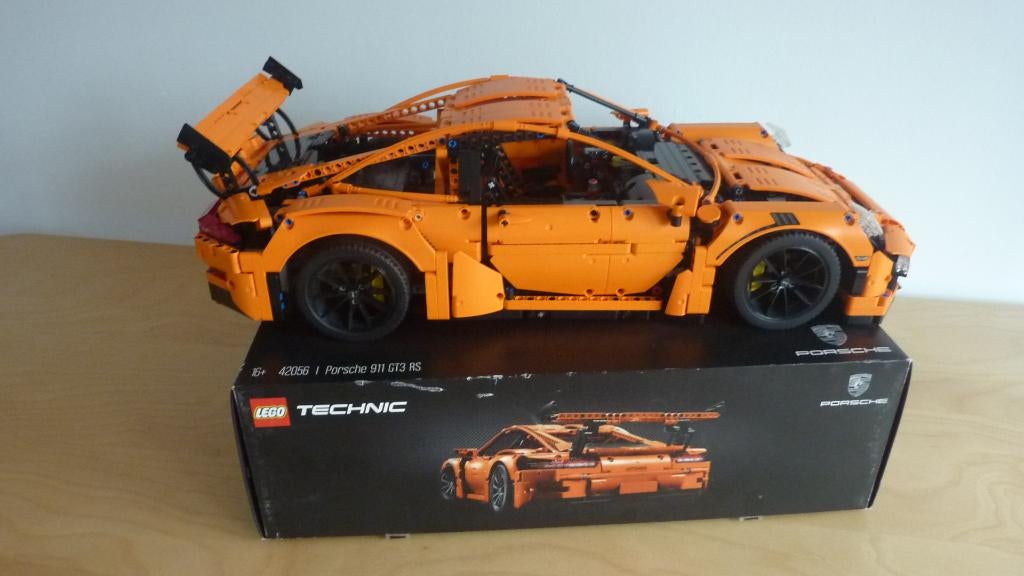 lego, 42056, technic, Porsche 911 GT3 RS, Kinderen en Baby's, Speelgoed | Duplo en Lego, Gebruikt, Lego, Compleet, Ophalen of Verzenden