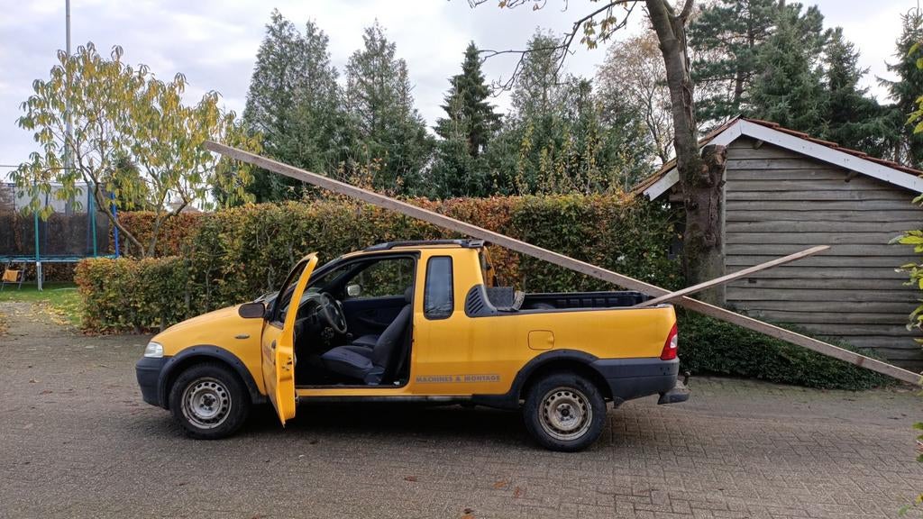 Fiat strada of vergelijkbare pickup gezocht, Ophalen