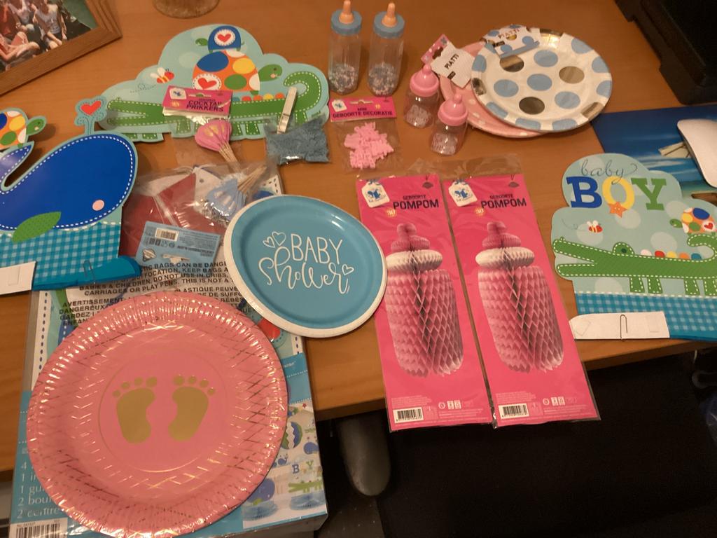Mooi set voor een babyshower, Ophalen of Verzenden, Zo goed als nieuw, Jongen of Meisje