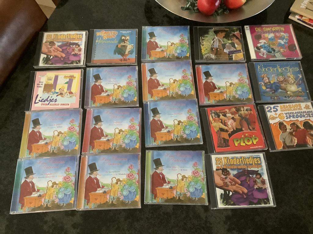 19 stuks kinderliedtjes, Cd's en Dvd's, Alle leeftijden, Ophalen of Verzenden, Zo goed als nieuw