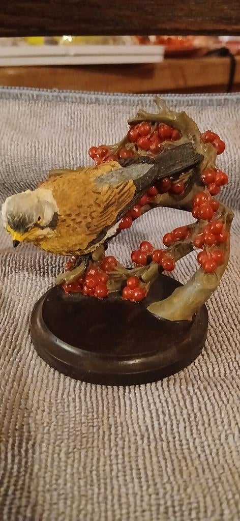 Gevleugelde Vrienden: De Kramsvogel - Eaglemoss 2004, Verzamelen, Beelden en Beeldjes, Ophalen, Gebruikt, Dier