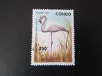 Postzegel Vogel: Grote Flamingo uit Congo, Postzegels en Munten, Ophalen of Verzenden, Postfris, Dier of Natuur