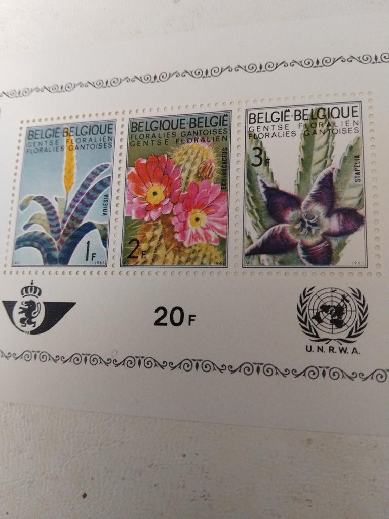 Blok 32 GENTSE  FLORIADE XXX  1965, Postzegels en Munten, Ophalen of Verzenden