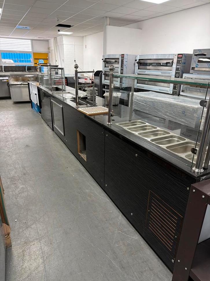 Professionele Toonbank 6 meter met 5 modules, Zakelijke goederen, Horeca | Meubilair en Inrichting, Barinrichting, Gebruikt, Ophalen of Verzenden