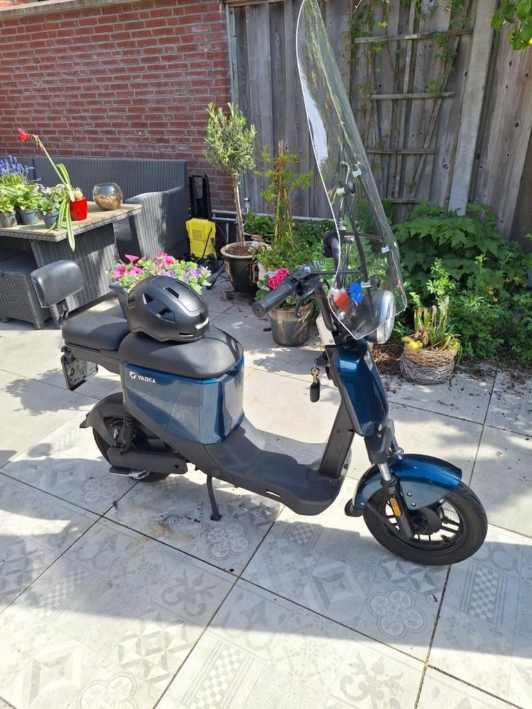 Yadea U3 Elektrische Scooter - Mat Blauw - 2022, Ophalen of Verzenden