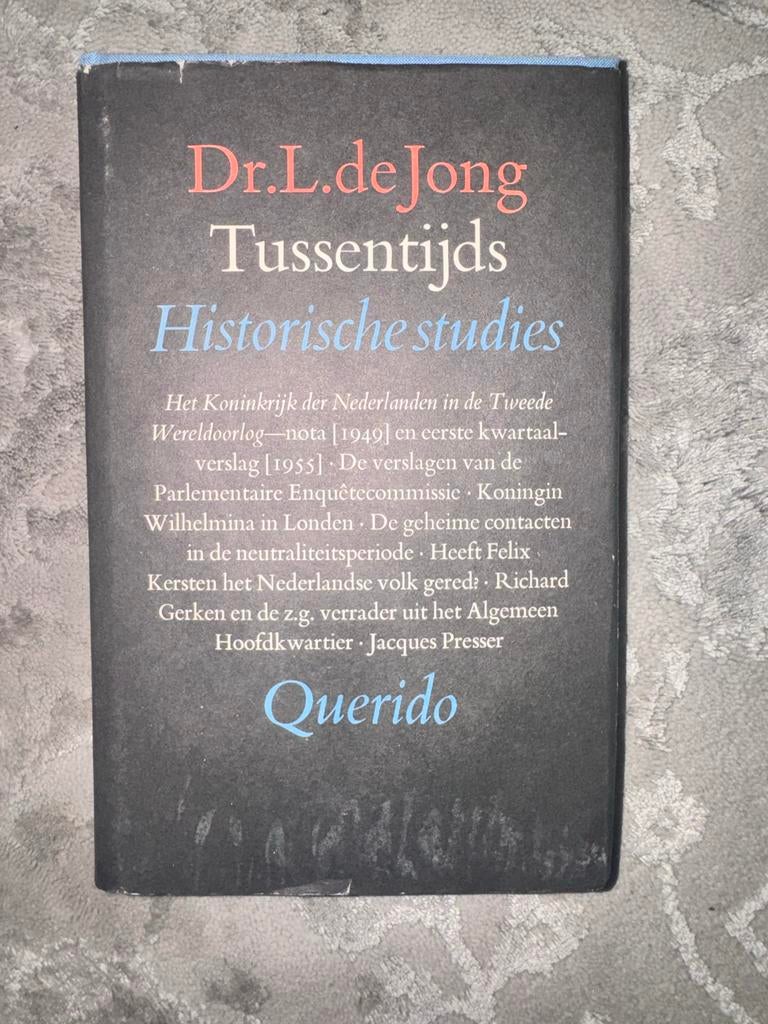 Dr. L. de Jong - Tussentijds: Historische studies, Ophalen of Verzenden, 20e eeuw of later, Gelezen