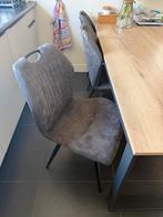 6 eettafel stoelen, grijs/antraciet, Ophalen, Gebruikt, Vijf, Zes of meer stoelen, Stof