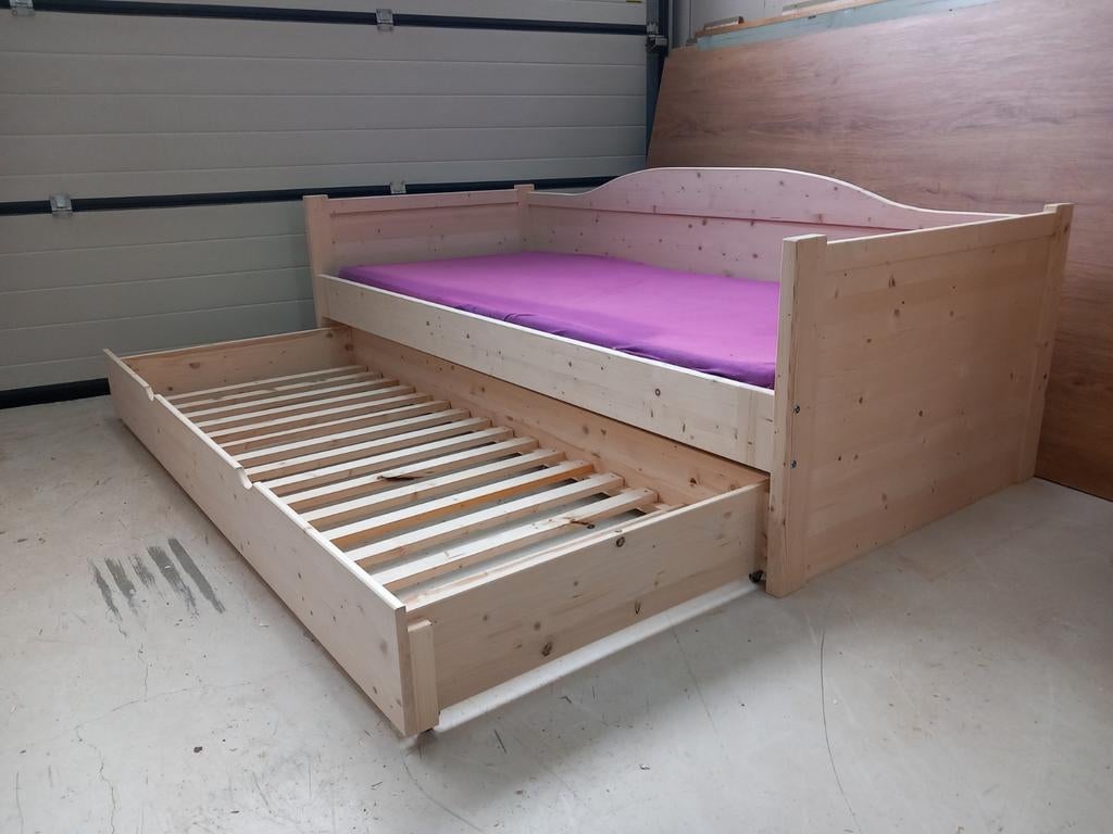 Bed Ellis 90x200 met Logeerbed, Ophalen, Nieuw, 180 cm of meer, 85 tot 100 cm
