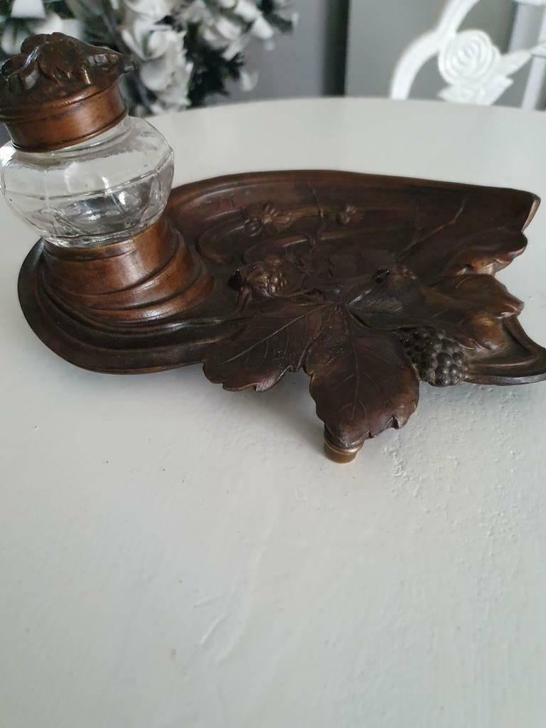 Inktpot - brons, Ophalen of Verzenden, Brons