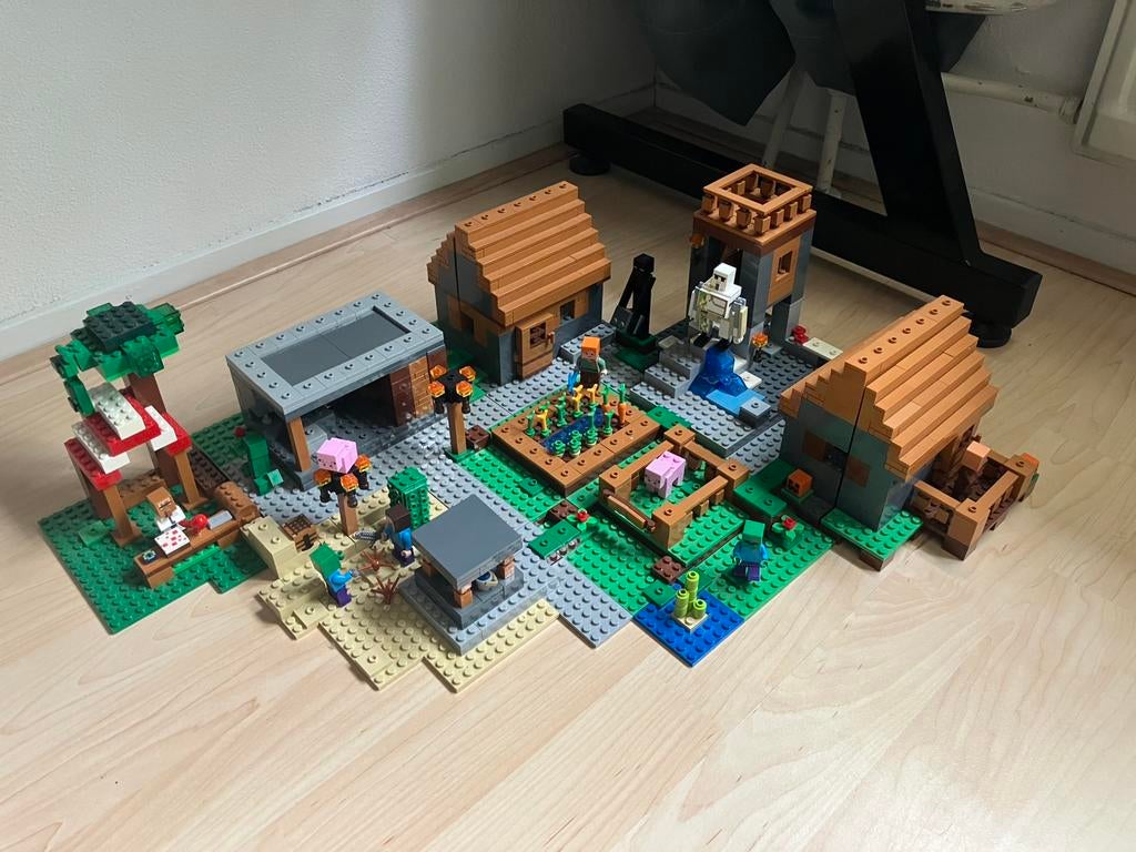 Minecraft het dorp lepin 18008, Ophalen, Gebruikt, Overige merken