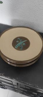 Vintage melamine borden groen blauw Japan 6x, Ophalen of Verzenden, Gebruikt